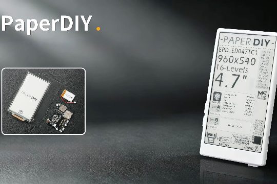 Build Your Own E-Paper Dashboard with the M5Stack PaperDIY Kit