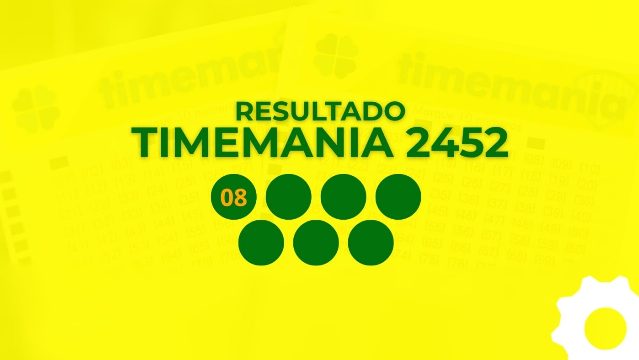 Timemania 2452 tem prêmio de R$ 19 milhões; veja o resultado