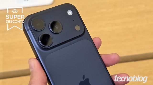 iPhone 17 Pro (256 GB) chega a um dos menores preços recentes