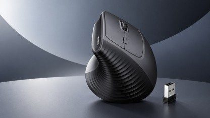 Vertikale Maus mit sechs Tasten für nur 13,95 Euro bei Amazon