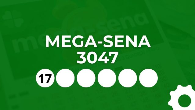 Resultado da Mega-Sena 3047 de hoje: prêmio é de R$ 50 milhões