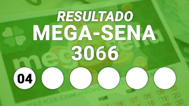 Resultado Mega-Sena 3066: veja os números do sorteio (03/10)