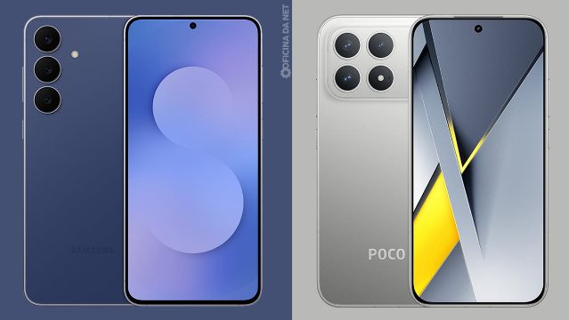 Galaxy S25 FE vs POCO F8 Pro: qual vale mais a pena