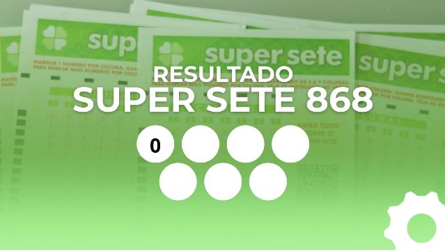 Resultado do Super Sete 868: veja os números de cada coluna nesta sexta (3)