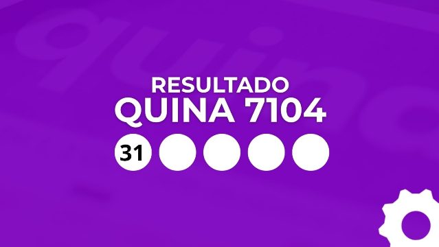 Quina 7104 de R$ 4,2 milhões hoje: veja o resultado completo
