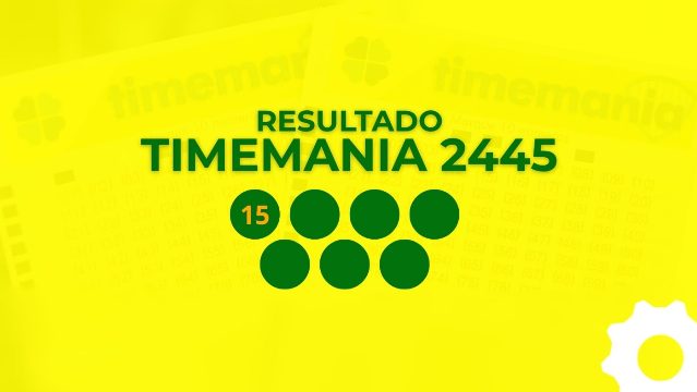 Timemania 2445 sorteia R$ 15,6 milhões hoje; confira o resultado desta terça-feira (22)
