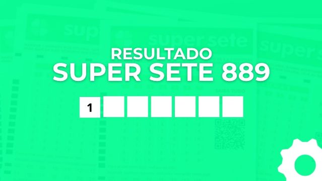 Super Sete 889: resultado de hoje, números sorteados e prêmio acumulado