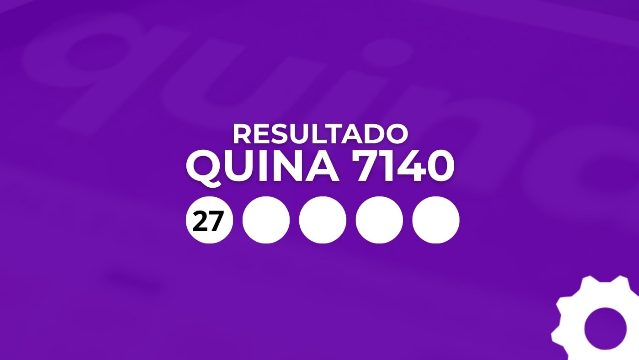 Resultado da Quina 7140 de R$ 30 milhões: veja os números