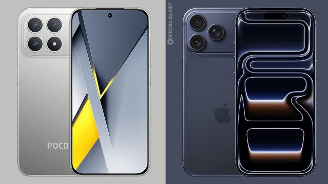 POCO F8 Pro vs iPhone 17 Pro: qual compensa mais