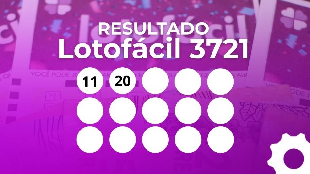 Resultado da Lotofácil 3721 hoje: veja os números sorteados e ganhadores