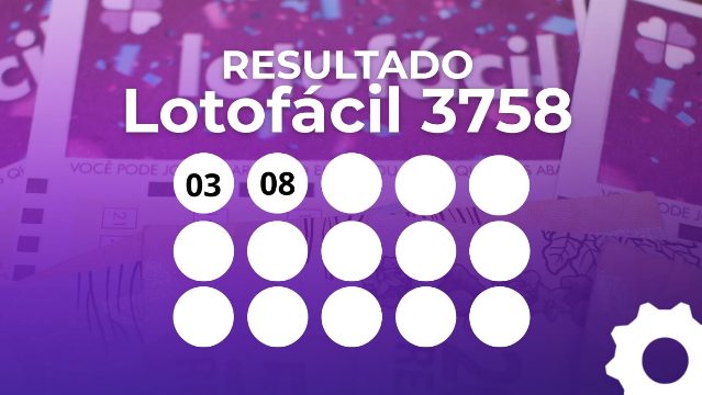 Resultado atualizado da Lotofácil 3758: veja os números sorteados e ganhadores