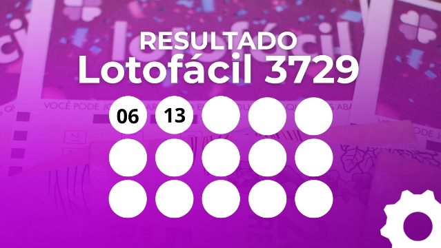 Resultado da Lotofácil 3729 de hoje: veja os 15 números sorteados desta terça (07/07)